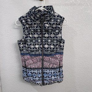 Anthropologie Pure + Good Puffer Vest with Detachable Hood